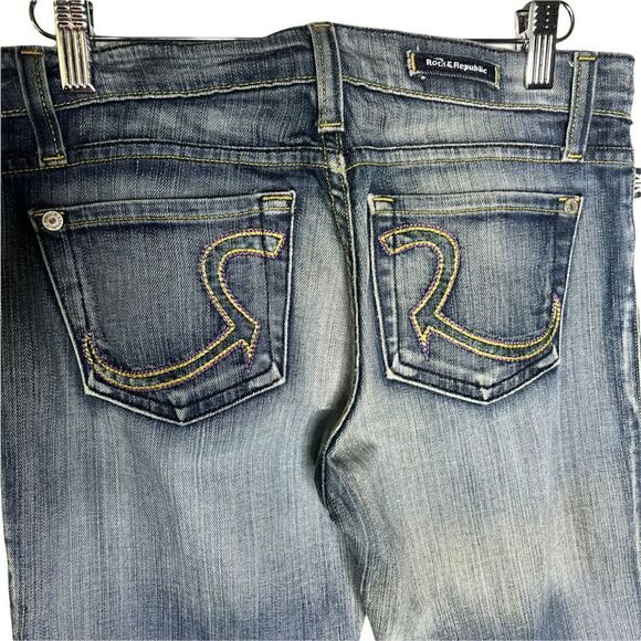 Rock & Republic Boot Cut Denim Jeans Size 26 - Picture 7 of 7